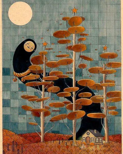 朋友圈最暖心插画:想回到过去……