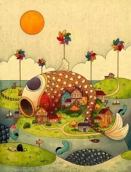 朋友圈最暖心插画:想回到过去……